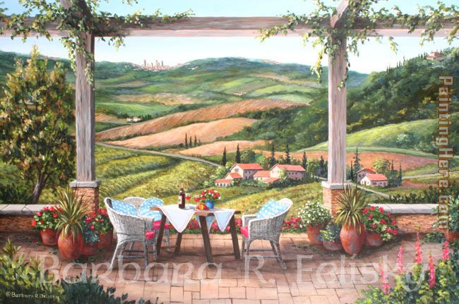 A Tuscany Moment painting - Barbara Felisky A Tuscany Moment art painting A Tuscany Moment painting - Barbara Felisky A Tuscany Moment art painting